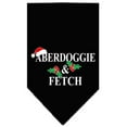 thumbnail image 2 of Christmas Pet and Dog Bandana Screen Printed, "Aberdoggie Christmas", 2 of 9