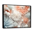 thumbnail image 2 of Designart "The Heavenly Color Palette Of The Coral Reef IV" Coastal Coral Under Water Floater Framed Wall Art Living Room, 2 of 5