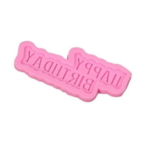 MLINS 3 D Birthday Cake Mold Baking Mold Silicone Mold Happy Birthday Mold