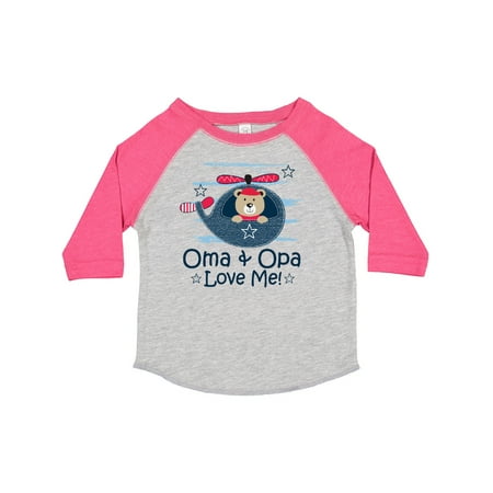 

Inktastic Oma and Opa Love Me Grandson Boys Toddler T-Shirt