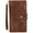 300 Retro Brown, variant on Wallet Women Vegan Leather RFID Blocking Large Ladies Wristlet Purse Card Holder Organizer Clutch