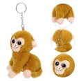 thumbnail image 2 of Llavero de mono de peluche, llavero decorativo con colgante de muñeca de mono lindo, 2 of 7