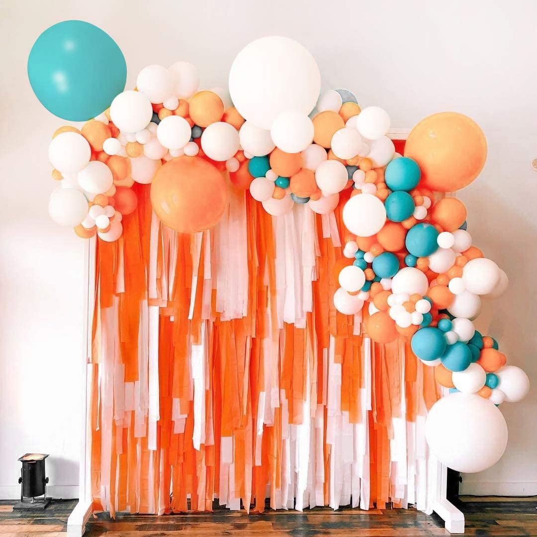 Blue and Orange Balloon Arch Garland Kit-Orange Balloon White Balloon  Tiffany Blue Balloon 137Pcs for Baby Birthday,Gender Reveal,Baby  Shower,Wedding,Engagement,Christmas and Welcome Party Decoration. -  Walmart.com