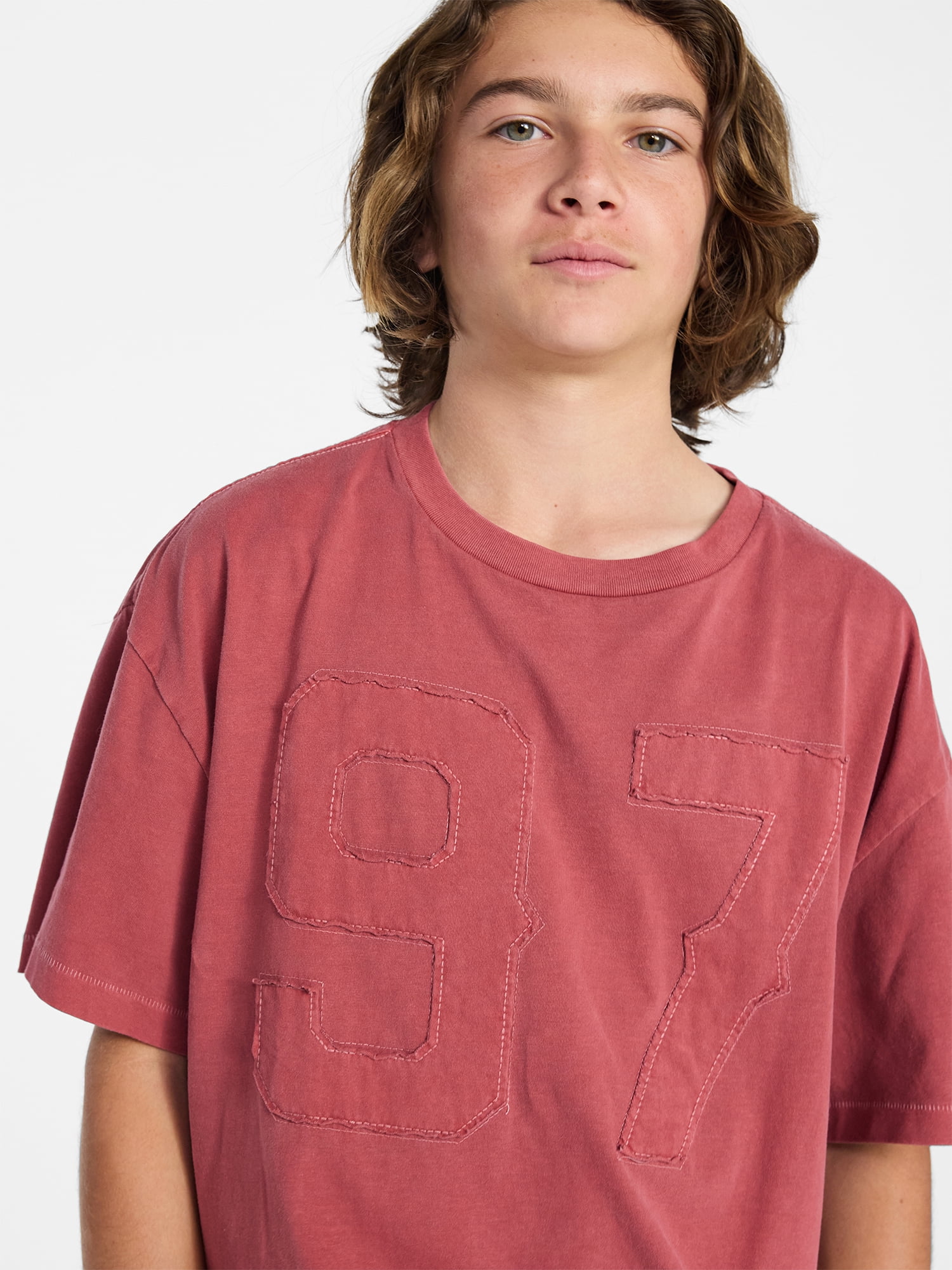 Weekend Academy Boys Varsity Tee with Short Sleeves, Sizes 4-18