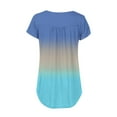 thumbnail image 3 of Pntutb Womens Summer Tunic Tops Short Sleeve Clearance Casual V Neck Hide Belly Tee Blouses, 3 of 6