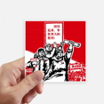 thumbnail image 1 of Book Paper Red Chairman Mao Masses Sticker Square Waterproof Stickers Wallpaper Car Decal, 1 of 1