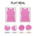 thumbnail image 3 of Ladybranch Womens Sleeveless Shirts Cutout Neck Keyhole Slim Fitted Fall Ribbed Knit T-Shirt Sexy Trendy Tops（Medium，Pink）, 3 of 5