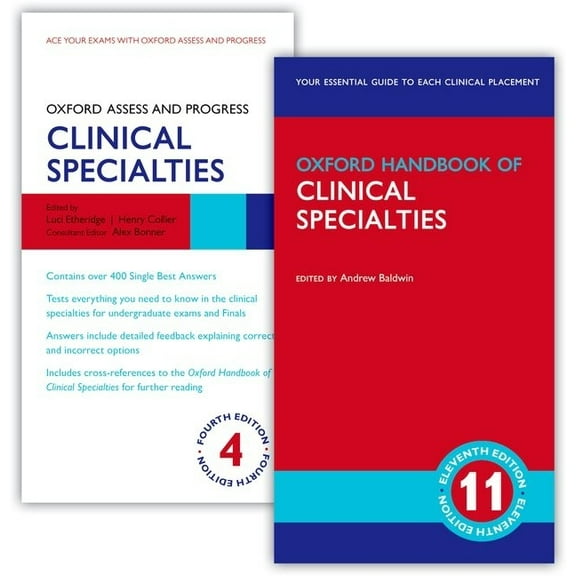 Oxford Handbook of Clinical Specialties 11E and Oxford Assess and Progress: Clinical Specialties 4e, (Paperback)