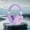 Purple, variant on Flowing Sand Effect ANC Headphones, Deep Bass & Foldable Design, Built-in Mic for Gaming, Work, Phones & Laptops, Compatible with Android & iOS