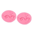 thumbnail image 3 of 2 moldes de silicona para fondant, aptos para uso alimentario, sin olor, suaves, para decorar tartas, para proyectos de manualidades, tipo 3, 3 of 14