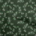 thumbnail image 1 of oneOone Cotton Poplin Dark Green Fabric Leaves Sewing Fabric By The Yard Printed Diy Clothing Sewing Supplies 42 Inch Wide, 1 of 6