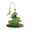 Green, variant on QIUXUJ-Cat Three-Layer Cat Turntable Toy, Multi-Layer Track Ball Cat Toy, Cat Self Fun Puzzle Toy Turntable, Natural Feather Cat Stick, Thick Material Bottom, Anti Move (Pink)
