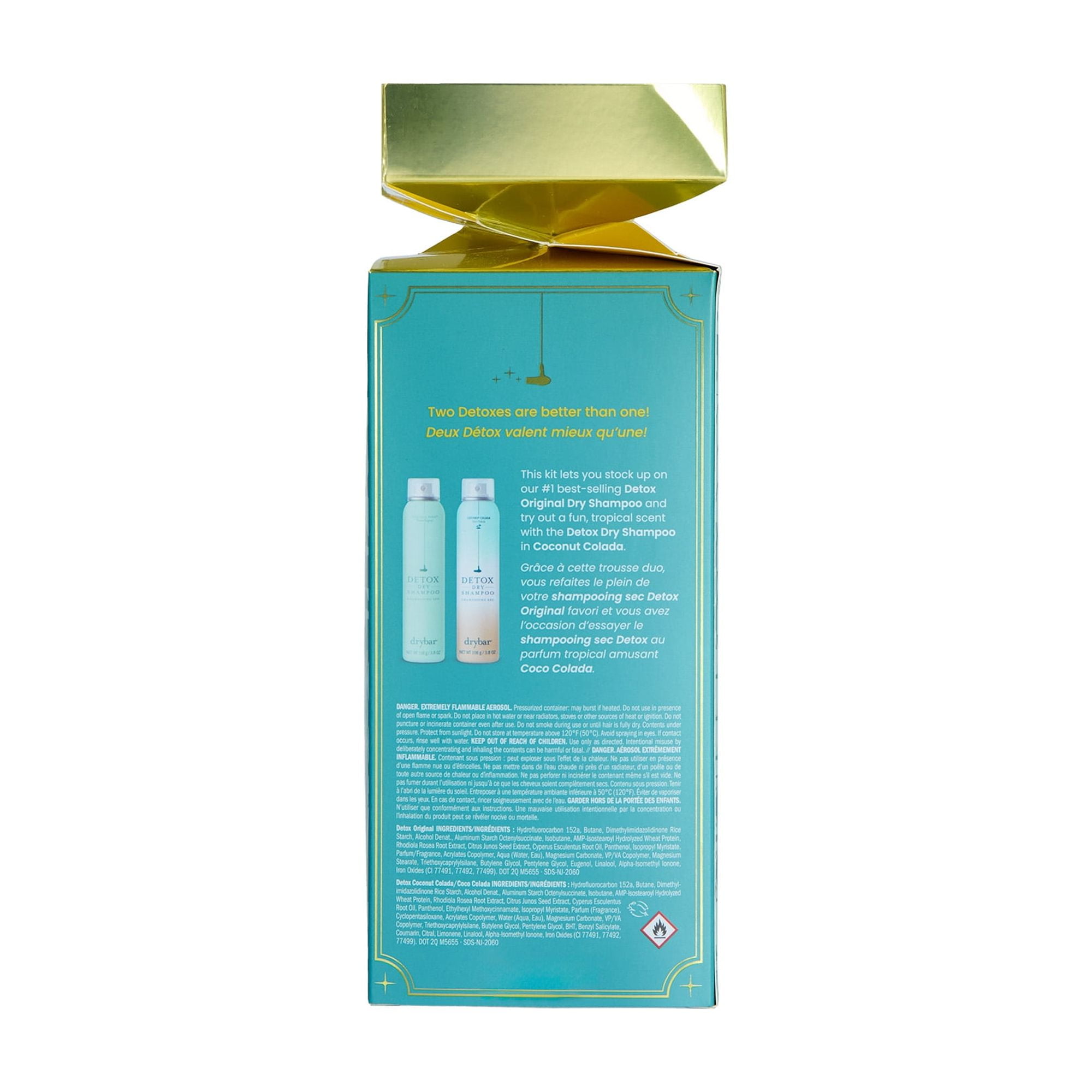 Drybar The Clean Sweep Haircare Kit including Detox Original Dry Shampoo and Detox Dry Shampoo in Coconut Colada