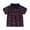 Navy, variant on Kids Red Horse Print Polo Shirt Classic Ribbed Collar Short Sleeve Preppy Top for Summer Camp Outdoor Activities & Weekend Travel Attire Grey 100