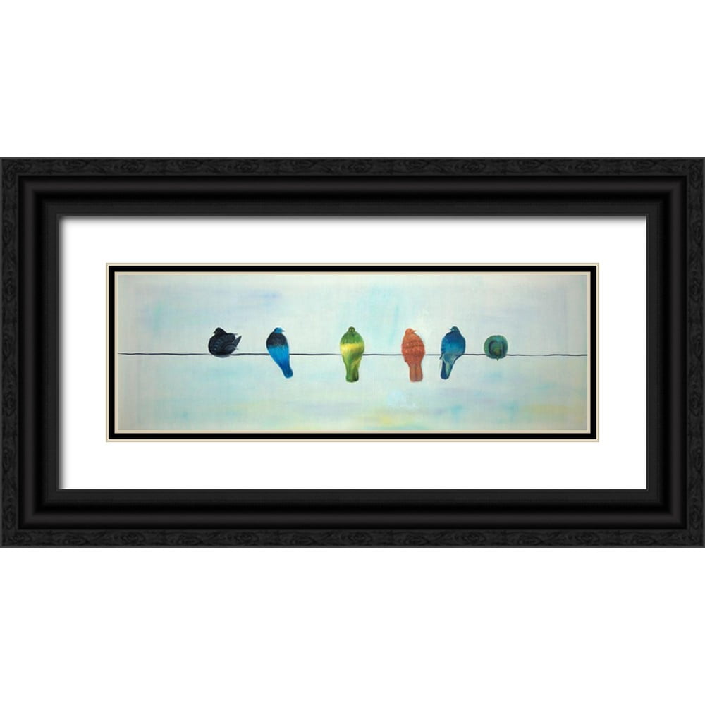 Atelier B Art Studio 24x11 Black Ornate Wood Framed with Double Matting Museum Art Print Titled