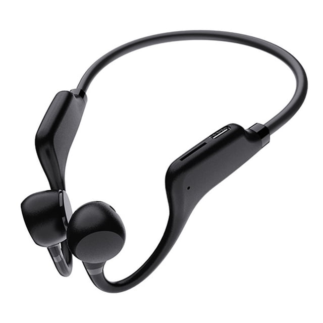 Inalámbrico compatible 5.2 conducción ósea auriculares deportivos soporte tarjeta TF