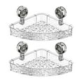 thumbnail image 5 of Bathroom Corner Wall Suction Cup Rack Shower Shelf Organiser Soap Holder Hot R7 V9R7, 5 of 8