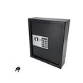 thumbnail image 2 of Armoire à 40 Clés avec Serrure Numérique, 40 Étiquettes - Coffre-Fort Électronique - Boîte de Rangement Sans Clés avec Code Pin - Serrure en Acier Sécurisée - Revêtement en Poudre Résistant aux Rayures - Ancre Murale - Noir, 2 of 7