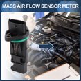 thumbnail image 2 of Unique Bargains Mass Air Flow Sensor Meter MAF Sensor No.46784582 for Fiat Panda 2003-2010 Black 1 Pc, 2 of 7