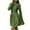 Green, variant on Quinlirra Womens Sweater Dress Women's Round Neck Waist Cinched Knitted Sweater Dress Green M