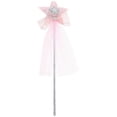 thumbnail image 1 of 1 varita mágica infantil con forma de estrella y borla para fiestas (rosa), 1 of 8