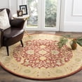 thumbnail image 2 of SAFAVIEH Antiquity Toireasa Oriental Wool Area Rug, Rust, 6' x 6' Round, 2 of 11
