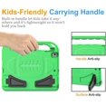 thumbnail image 4 of SUPNICE Case with Built-in Screen Protector for iPad 10.2 Inch 2021/2020/2019 (9th/8th/7th Gen), Lightweight Shockproof Handle Stand Kids Case for Apple iPad 10.2, iPad Air 3 10.5 2019, Green, 4 of 8