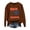 Coffee, variant on Gsakboxl Sweaters for Women Cute Fish Graphic Crewneck Sweatshirt No Hood Long Sleeve Loose Casual Pullover Tops For Back To School Campus Daily Fashion Clothing