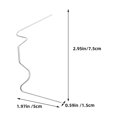 thumbnail image 2 of Raindrops 100Pcs Stainless Steel Greenhouse Glass Pane Fixing Clips Greenhouse W Wire Clips, 2 of 8