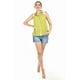 thumbnail image 5 of Blusa con detalle de encaje Roman Fashion /Juvenil, 8040 (Lima) verde lima CH, 5 of 6