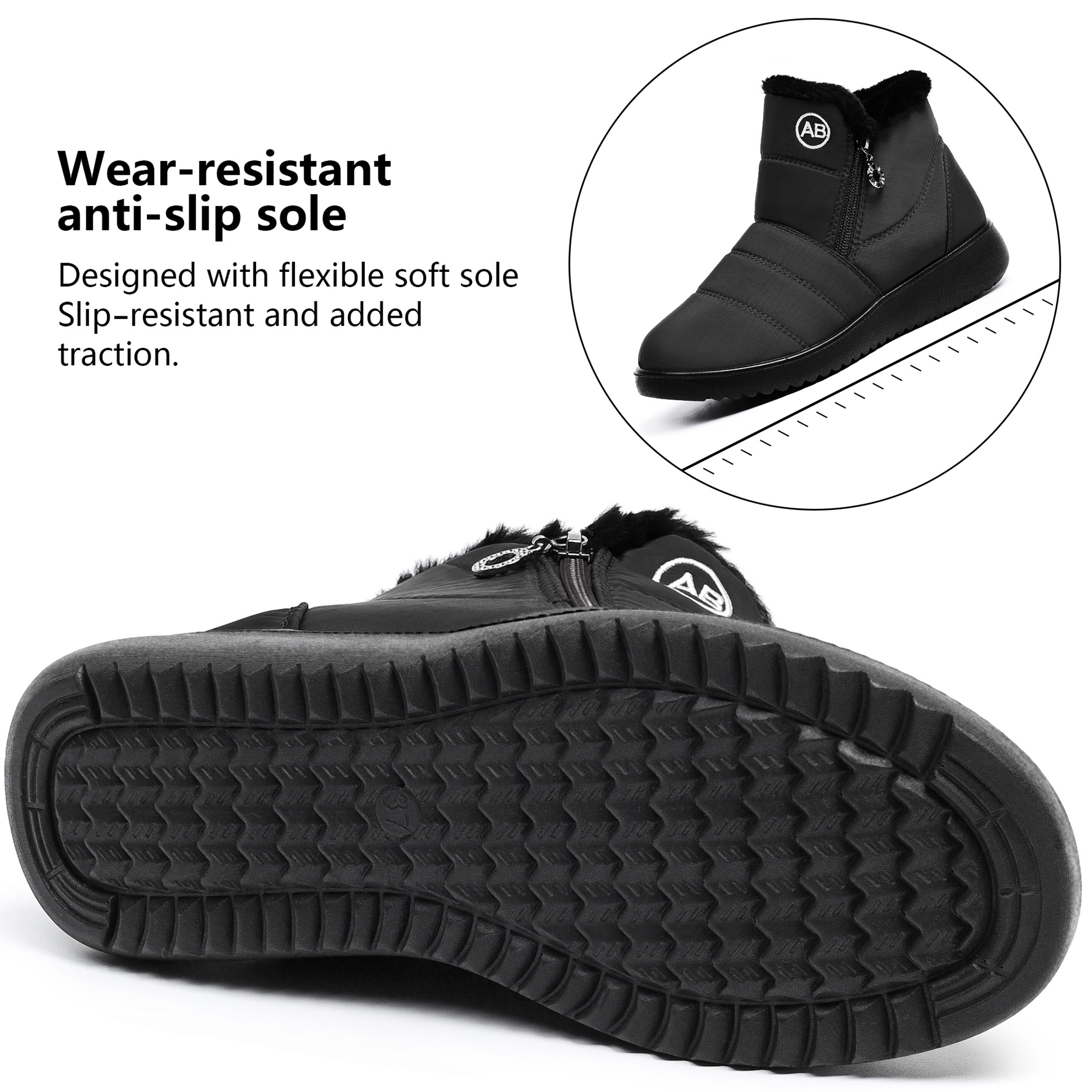 Northblanc Women's Waterproof Winter Snow Boots photo 2