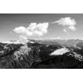 thumbnail image 2 of Marshall, Laura 32x23 White Modern Wood Framed Museum Art Print Titled - Olympic Mountains II, 2 of 4