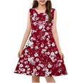 thumbnail image 1 of LOVZFMLL Jupe Longue pour Filles Robe de Performance Princesse avec Nœud, 1 of 7