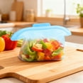 thumbnail image 1 of La Pochette Organisatrice en Silicone à Grand Ouverture pour le Rangement des Aliments et l'Usage Quotidien – Solution Réutilisable et Étanche en Silicone Flexible pour la Cuisine, les Voyages et l'Organisation à la Maison, 1 of 3