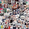 thumbnail image 1 of 100pcs Jujutsu Kaisen Menga pegatinas DIY teléfono portátil impermeable calcomanía Afortunado Sencillez, 1 of 4