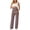 #10 Brown, variant on Buttery Soft Maternity Bodysuit Romper - Slim Fit Scoop Neck One Piece Long Jumpsuit for Casual Wear Beige XXL