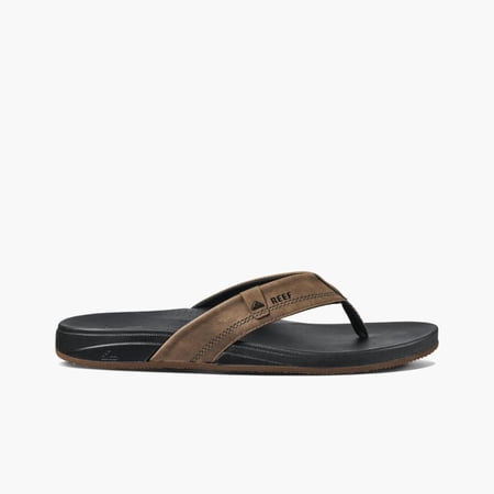 REEF Cushion Spring Men's Flip Flop Sandals Color: Brown Size: 10
