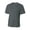 Graphite, variant on A4 Mens 100% Polyester Workouts Look Great Short Sleeve Crew Neck Birds Eye Mesh T-Shirt, Graphite, XX-Large, N3252