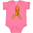 thumbnail image 3 of Inktastic Leukemia Awareness with Orange Ribbon Made of Hearts Boys or Girls Baby Bodysuit, 3 of 5