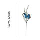 thumbnail image 3 of Decoraciones de flores artificiales para bodas y hogar, arreglos florales de plástico de 12.6 pulgadas en amarillo, rosa y azul para salas de estar, jardines y eventos., 3 of 6