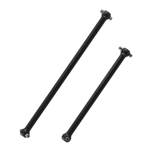 Xuanheng 2 Pieces Dog Bones Sturdy RC Car Joint Shaft for 1/8 6S V5 Ar310472 Ar310470 Black