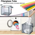 thumbnail image 2 of Foldable Laundry Basket, Laundry Bins, Pop Up Folding Large Capacity Laundry Baskets with Handles, Toy Storage Bag, Storage Box, Laundry Storage, Gray, 2 of 5