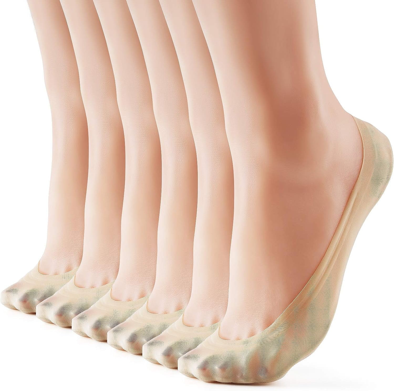 Women's No Show Socks - Thin Invisible Liner Socks For Summer Low Cut Lightweight