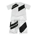 thumbnail image 4 of Men's Suits Product Classification Men's 3D Short Sleeve Beach Sports Shorts Set for Activewear and Travel, 4 of 4