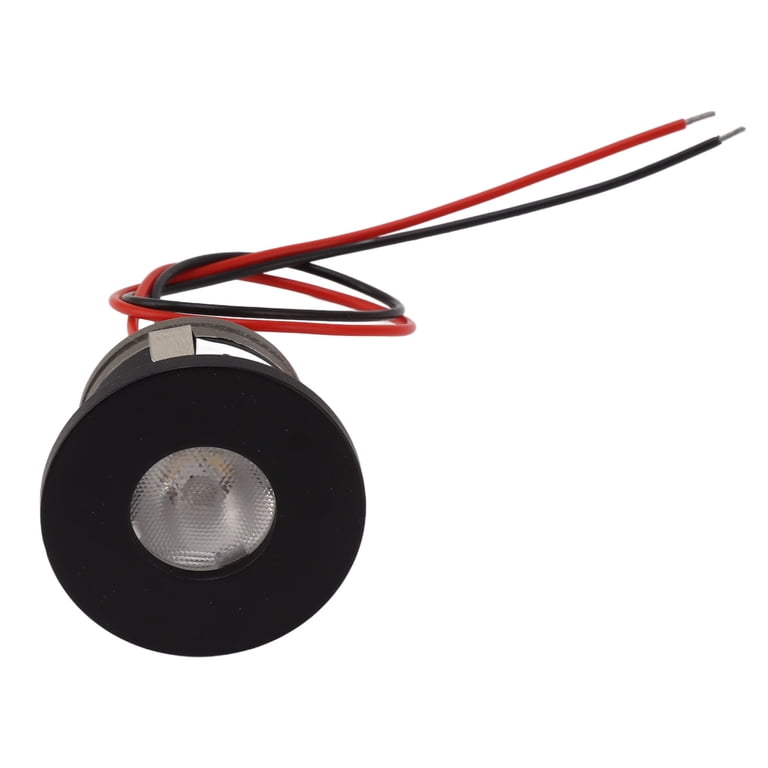 Mini LED Spot Lights - 2 Pack 15 Degree Narrow Beam Downlights, 12V 1W For Cabinet, Display, Artwork-363847