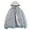 Grey, variant on Men's Winter Hooded Coat With Pockets Loose Casual Style Jacket