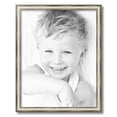 thumbnail image 2 of ArtToFrames 18x23" Antique Silver Panel Picture Frame, Silver Wood Poster Frame, with Regular Acrylic and 2 (FBPL-4760), 2 of 7