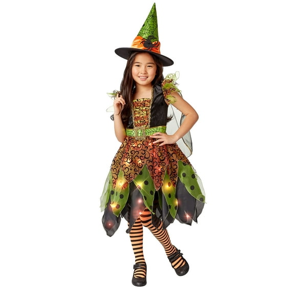 Rubies Light Up Fairy Witch Costume for Kids, Girls Small