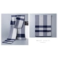 thumbnail image 4 of Men Winter Scarf Checked Breathable Long Warm Scarf Classic Scarf for Outdoor, 4 of 8