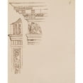 thumbnail image 2 of Stanisław Wyspiański 20x24 Gold Ornate Framed and Double Matted Museum Art Print Titled - Studies of Elements of Italian Architecture (1890), 2 of 4